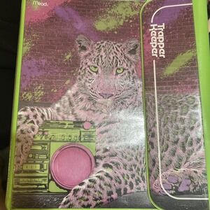 Mead‎ Trapper Keeper RETRO Binder Portfolio 90s Style Cheetah Boombox 2021